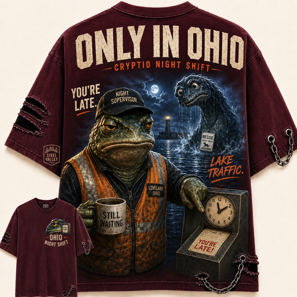 Ohio Night Shift Lake Legends Tee