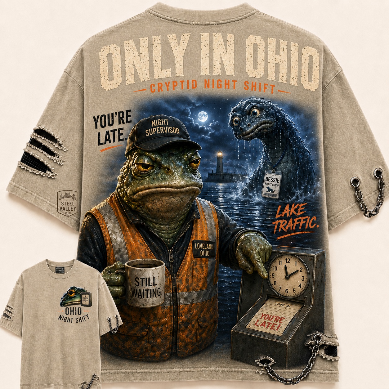 Ohio Night Shift Lake Legends Tee