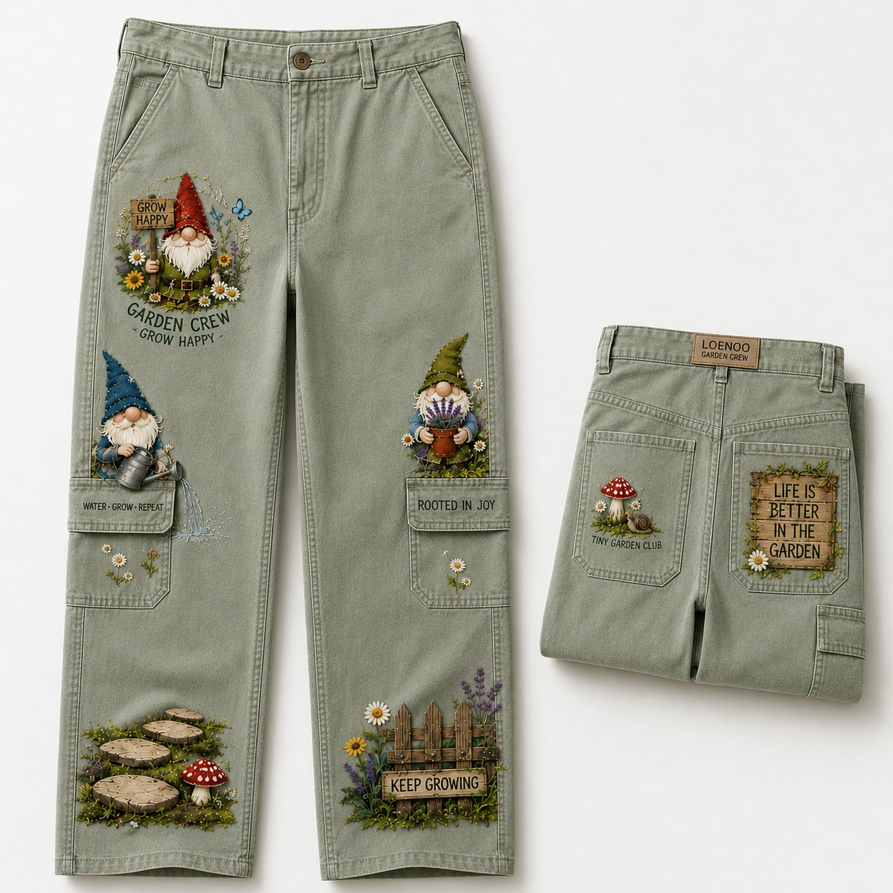 Garden Gnome Cargo Pants