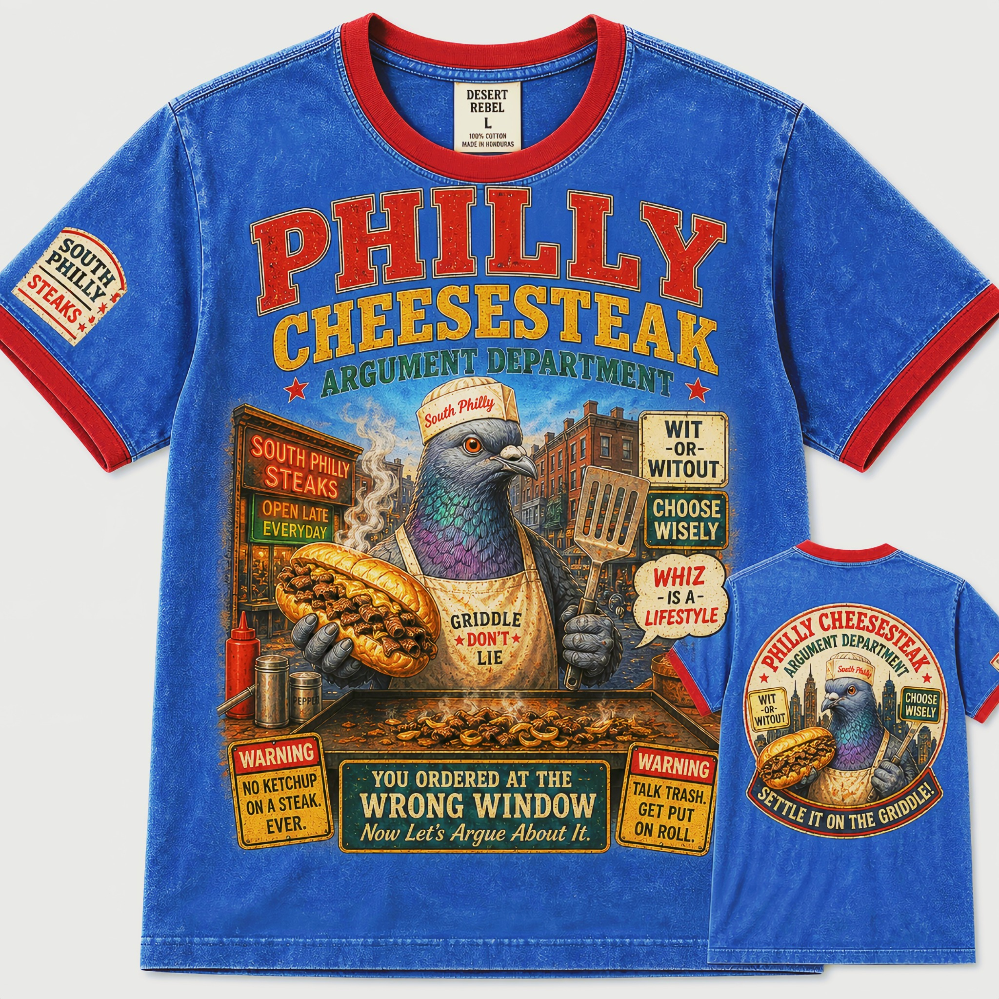 Philly Cheesesteak Argument Department T-Shirt