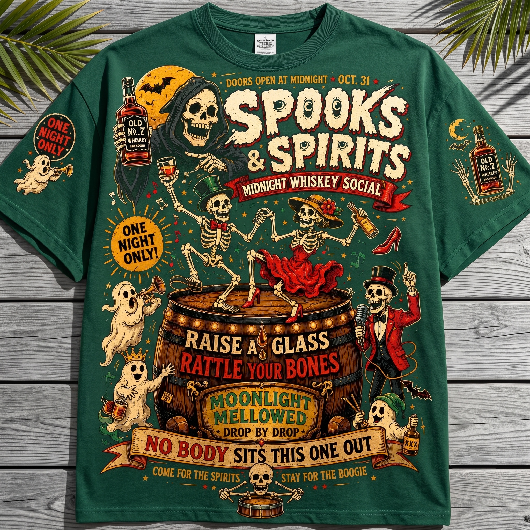 Spooks & Spirits Midnight Whiskey Tee