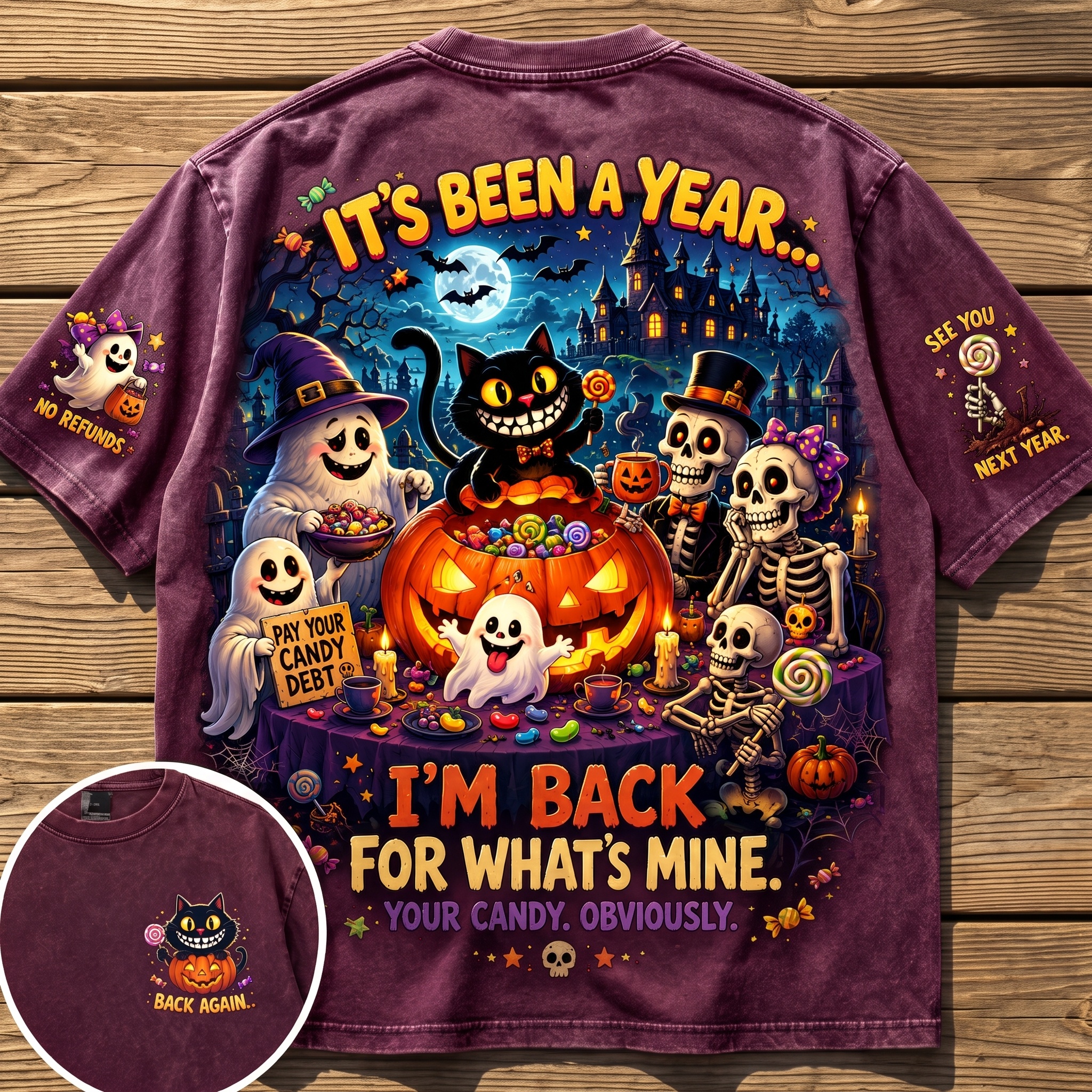 Halloween Candy Debt Club Tee