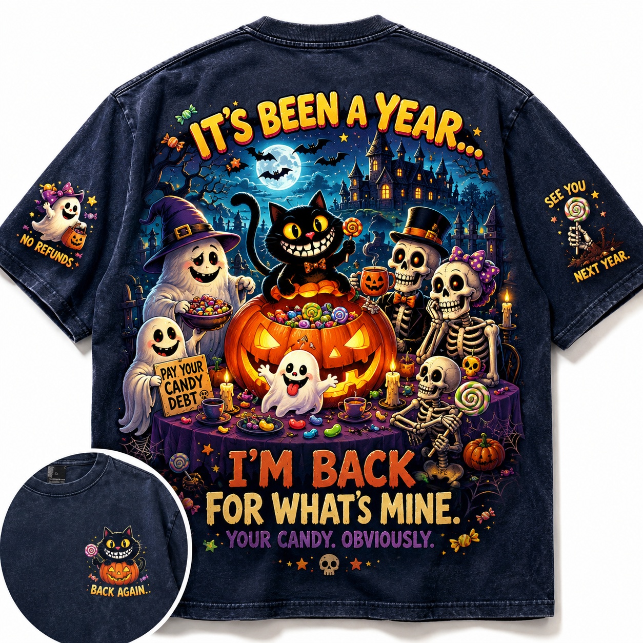 Halloween Candy Debt Club Tee