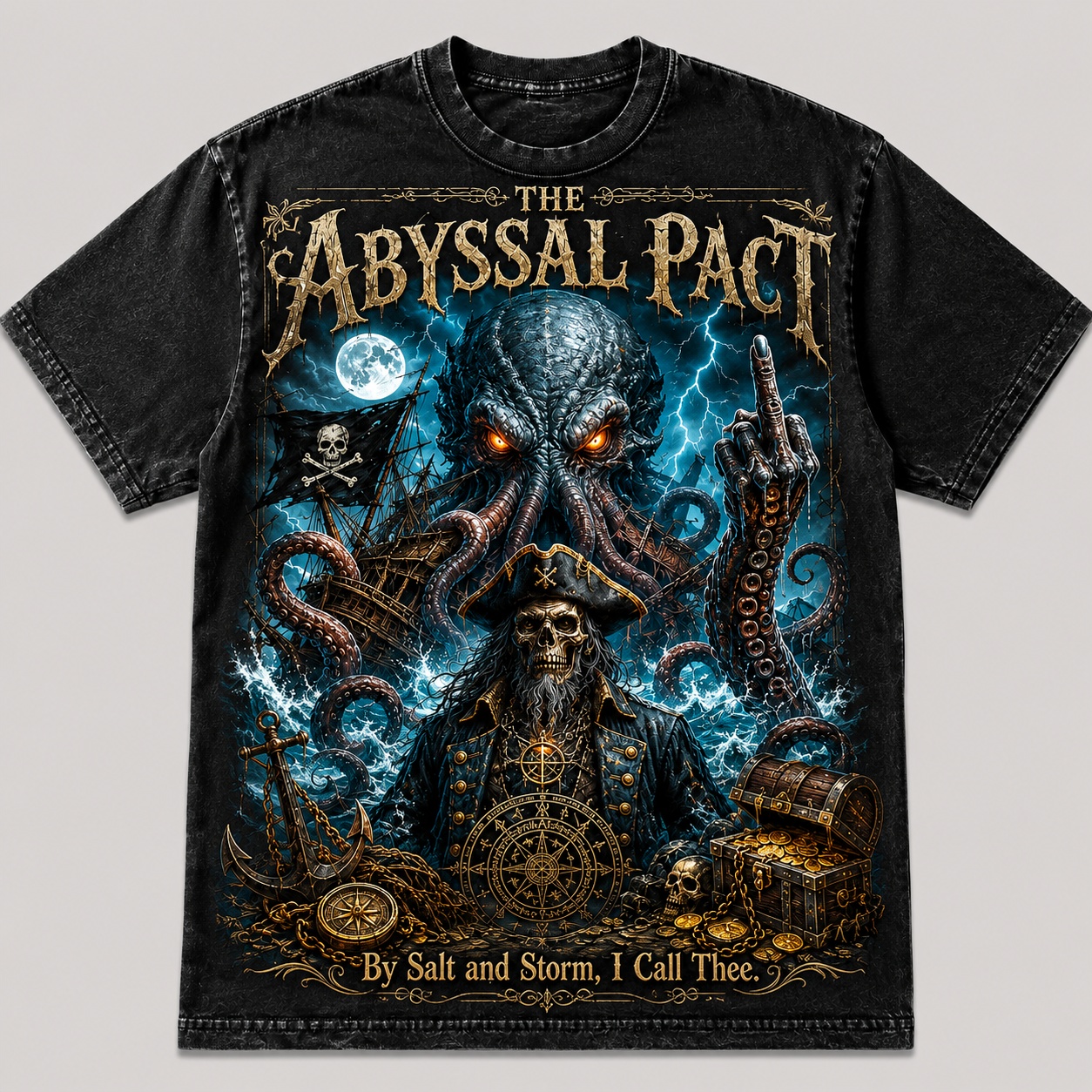 Kraken’s Cursed Captain Tee