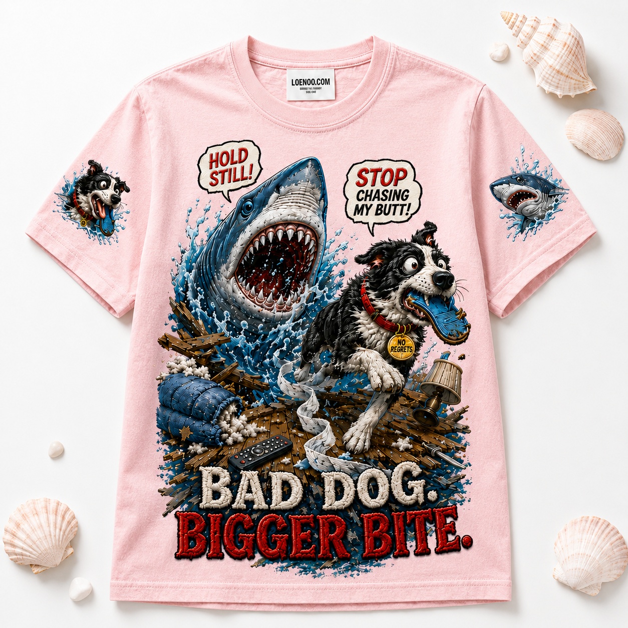 Bad Dog Bigger Bite Shark Tee