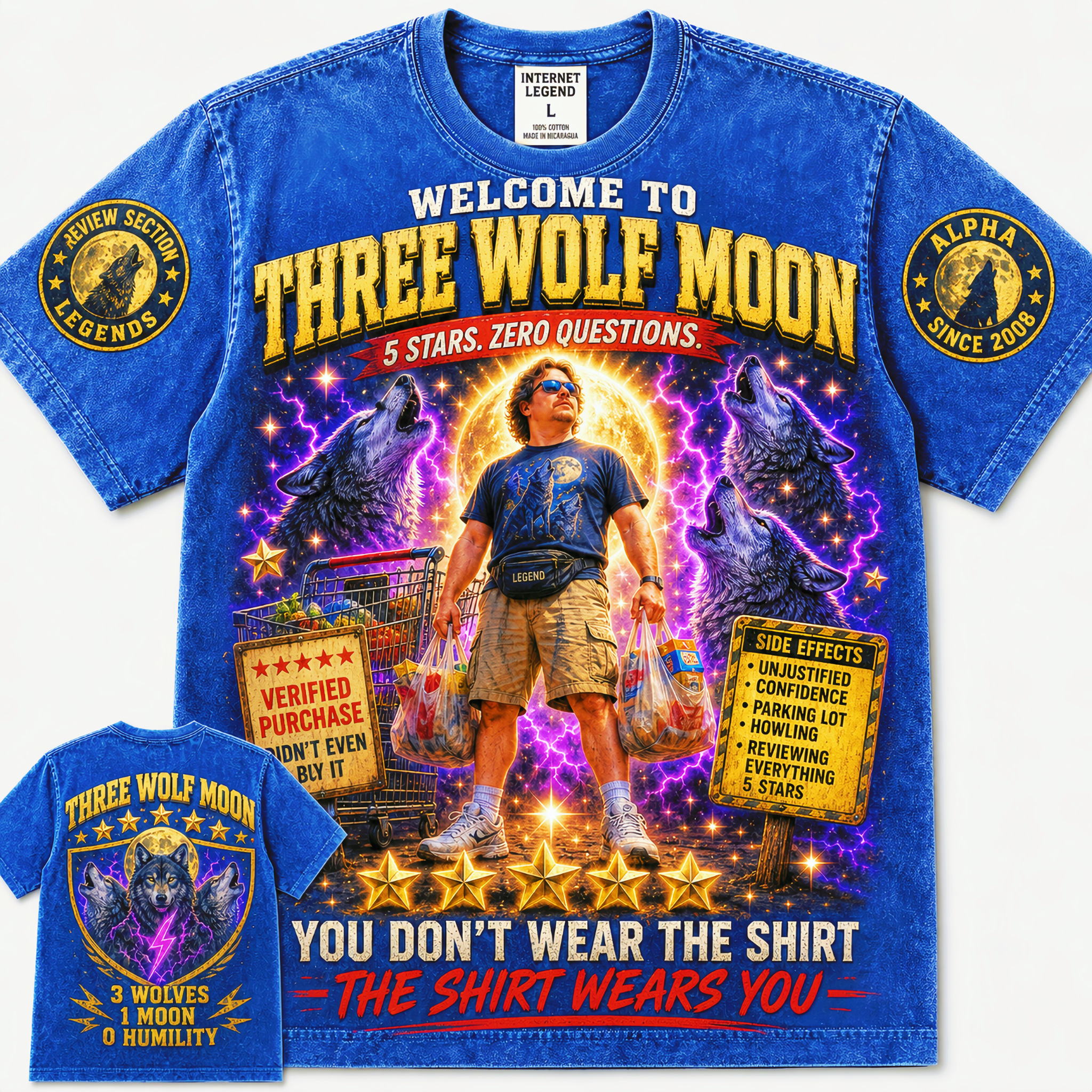 Three Wolf Moon The Shirt Wears You T-Shirt