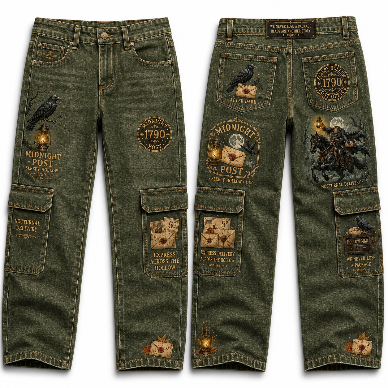 Sleepy Hollow Midnight Post Cargo Pants