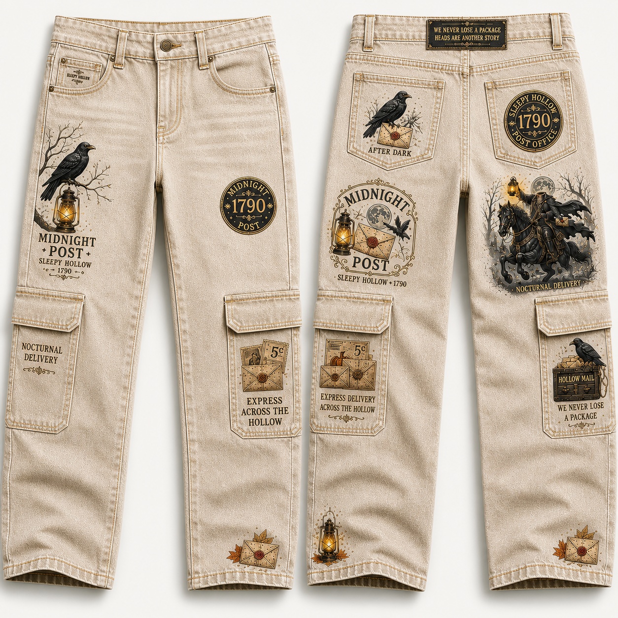 Sleepy Hollow Midnight Post Cargo Pants