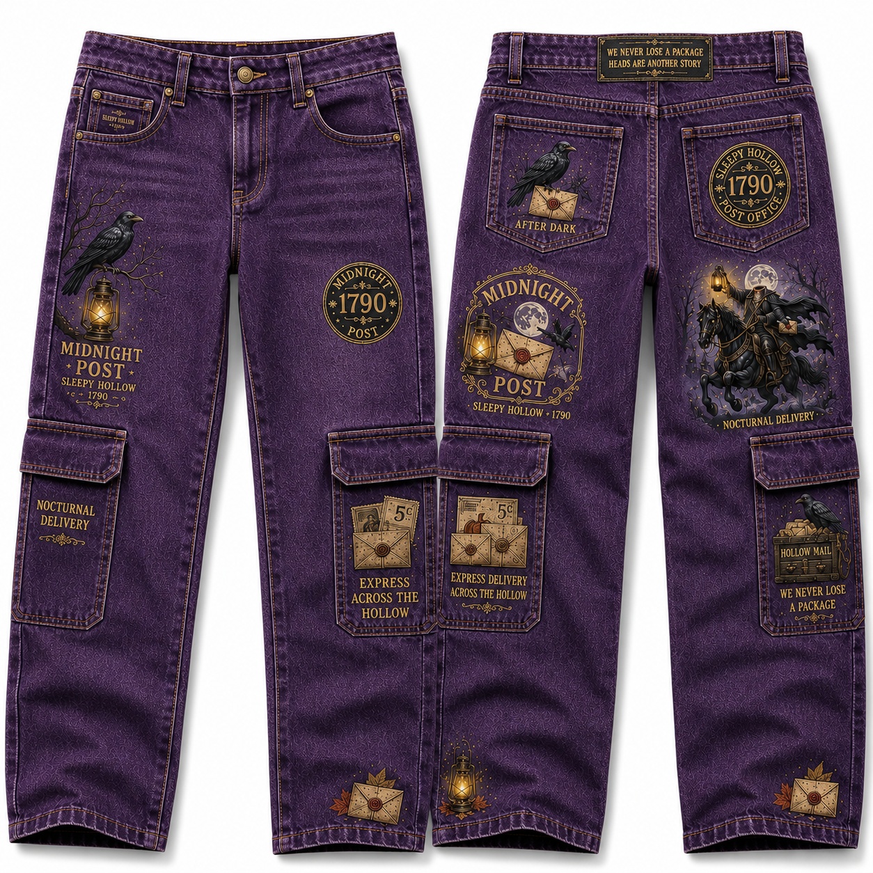 Sleepy Hollow Midnight Post Cargo Pants