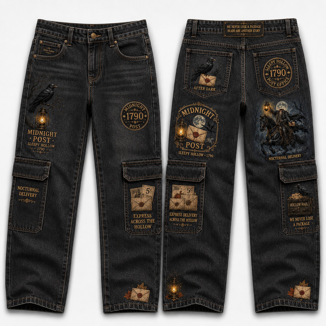 Sleepy Hollow Midnight Post Cargo Pants