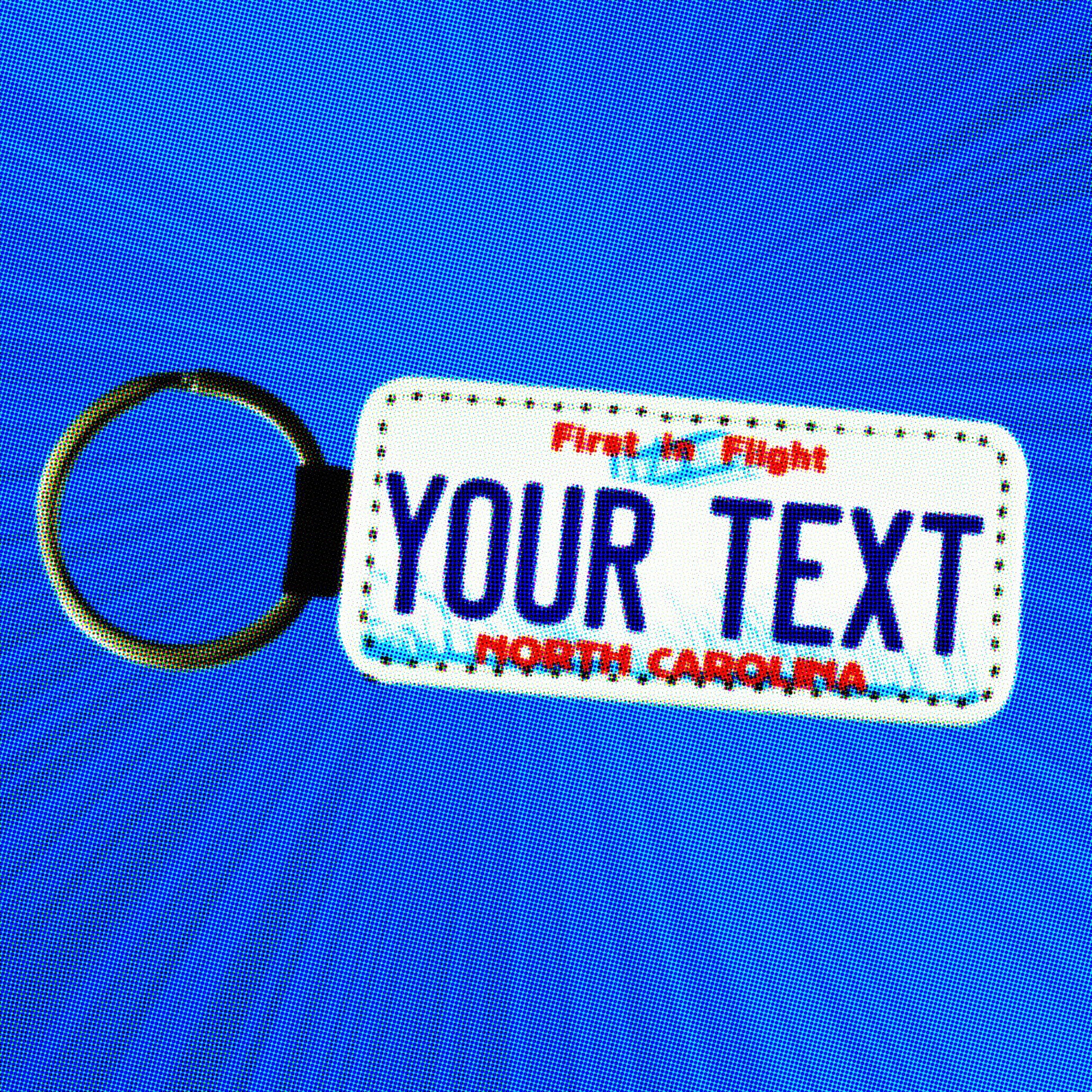 License Plate Keychains