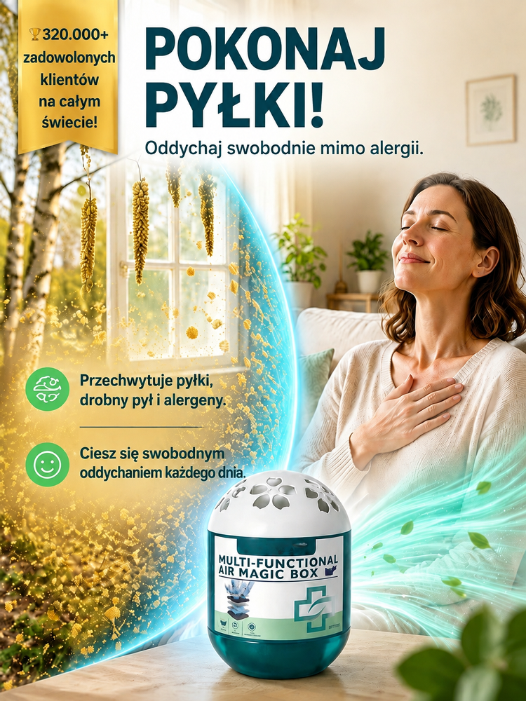 ✨[Sprzątanie dla matki i dziecka] Magiczne pudełko do odkurzania(Działa 90 Dni)– Usuwa Kurz, Wilgoć i Brzydkie Zapachy (0% Wysiłku)