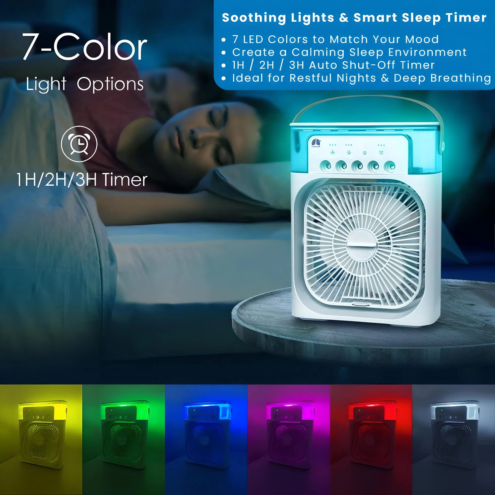 🔥Summer Hot-selling 49% OFF--💝Ultra-Fine Hydrating Air Fan for Respiratory Comfort – Breathe Freely💨