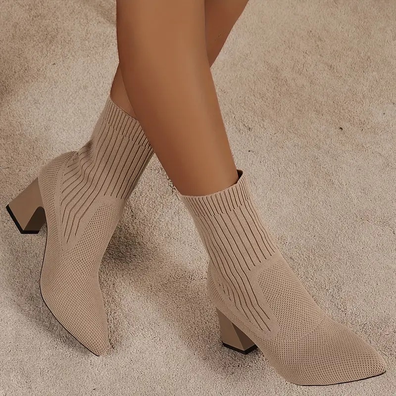 🔥2026 Spring Sale 80% OFF🌲--Women High Heel Chunky Chelsea Boots