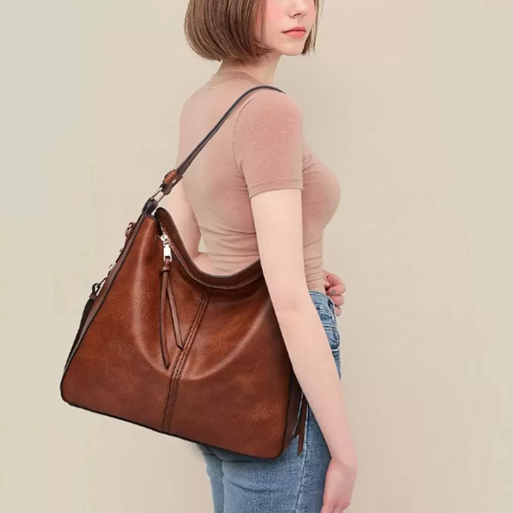 Large Leather Crossbody Bag