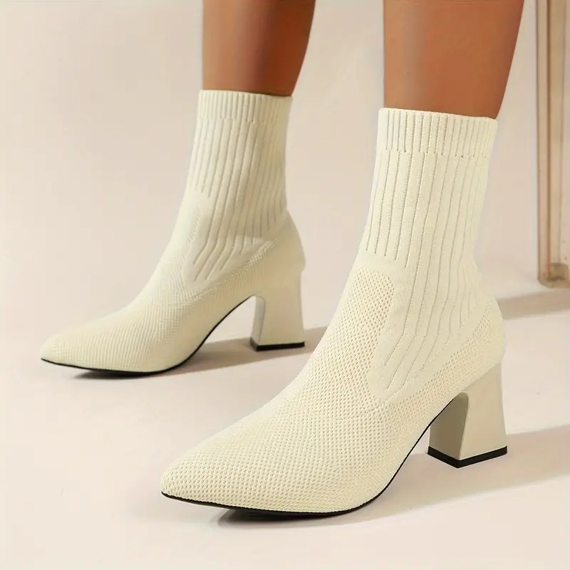 🔥2026 Spring Sale 80% OFF🌲--Women High Heel Chunky Chelsea Boots