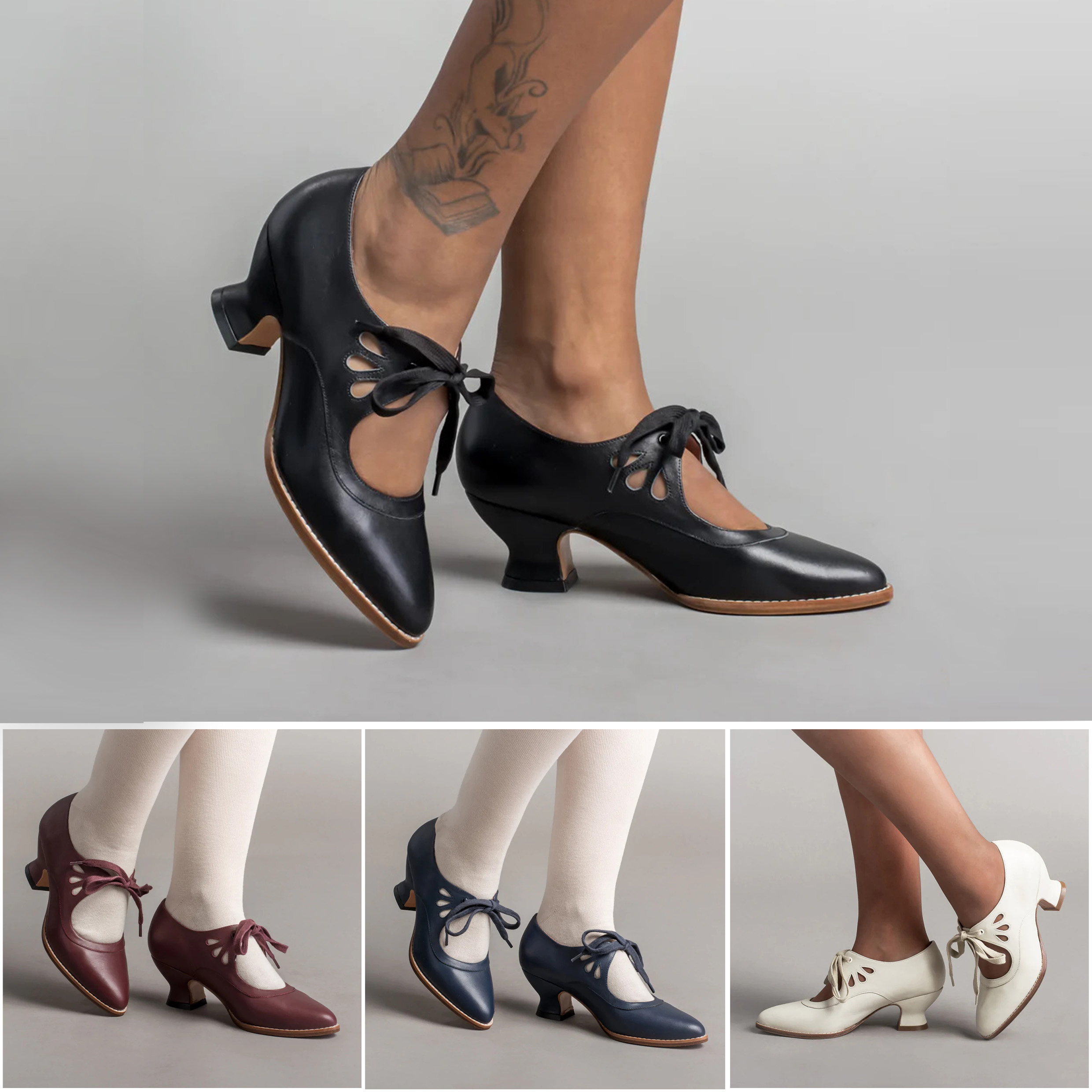 🔥Mom's Gift 🎁Buy 2 Get 2 Free✨ - 2025 New Women's  High Heel Leather  Shoe👠