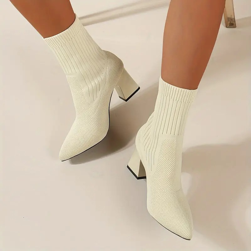 🔥2026 Spring Sale 80% OFF🌲--Women High Heel Chunky Chelsea Boots