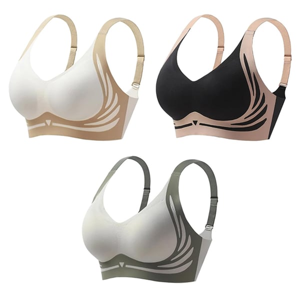 🔥Spring Sale 🎁Super gather bra | Wireless Push-up Bra👍No more sagging breasts