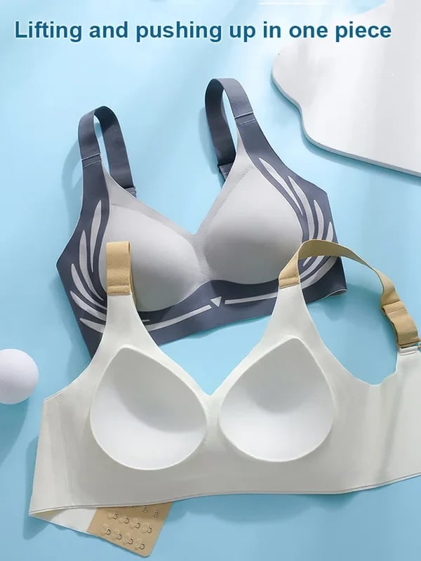 🔥Spring Sale 🎁Super gather bra | Wireless Push-up Bra👍No more sagging breasts