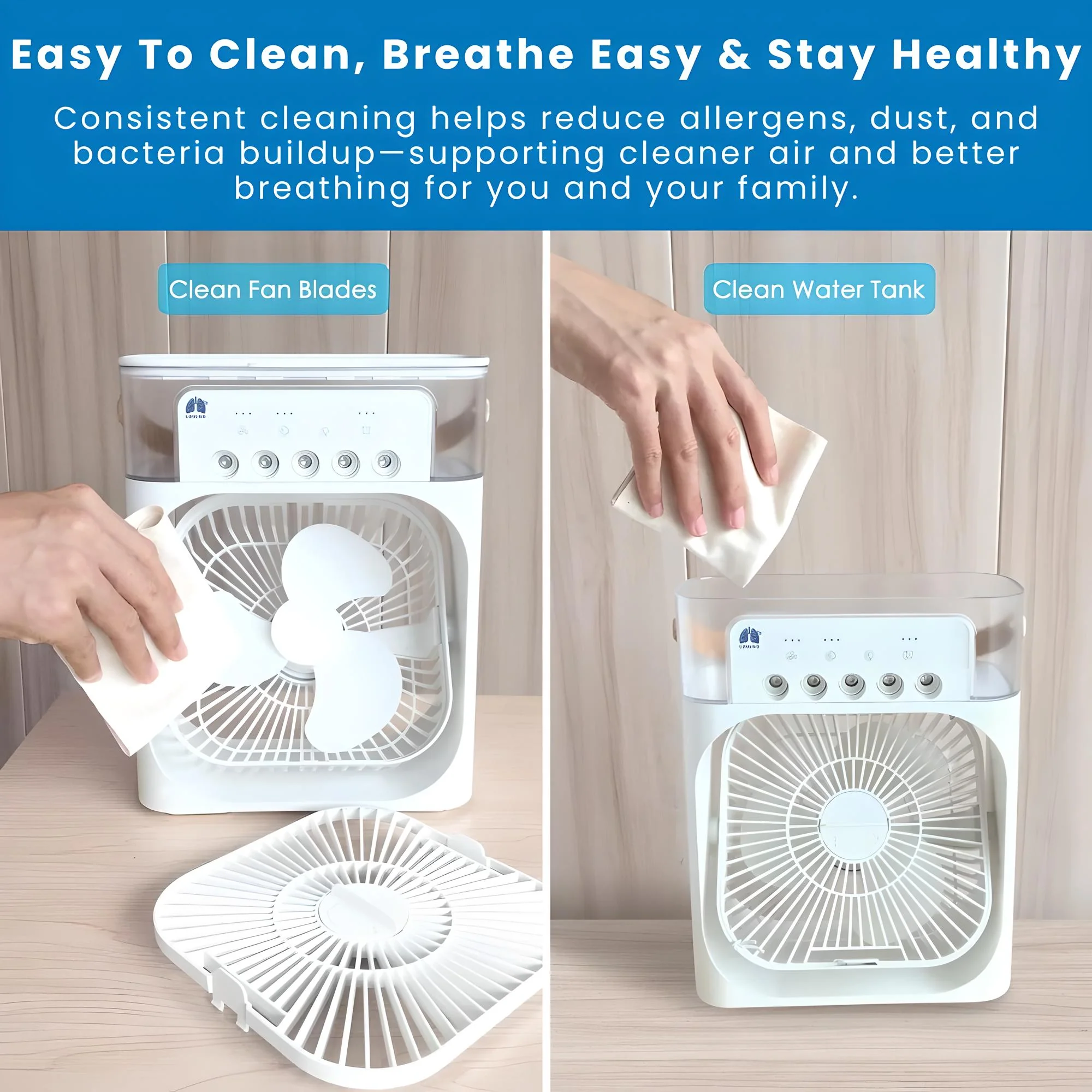 🔥Summer Hot-selling 49% OFF--💝Ultra-Fine Hydrating Air Fan for Respiratory Comfort – Breathe Freely💨