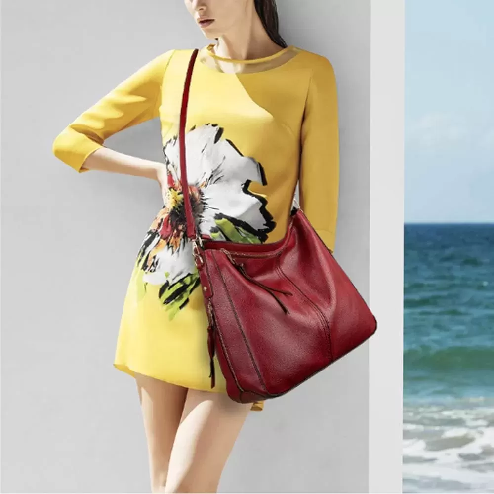 Large Leather Crossbody Bag