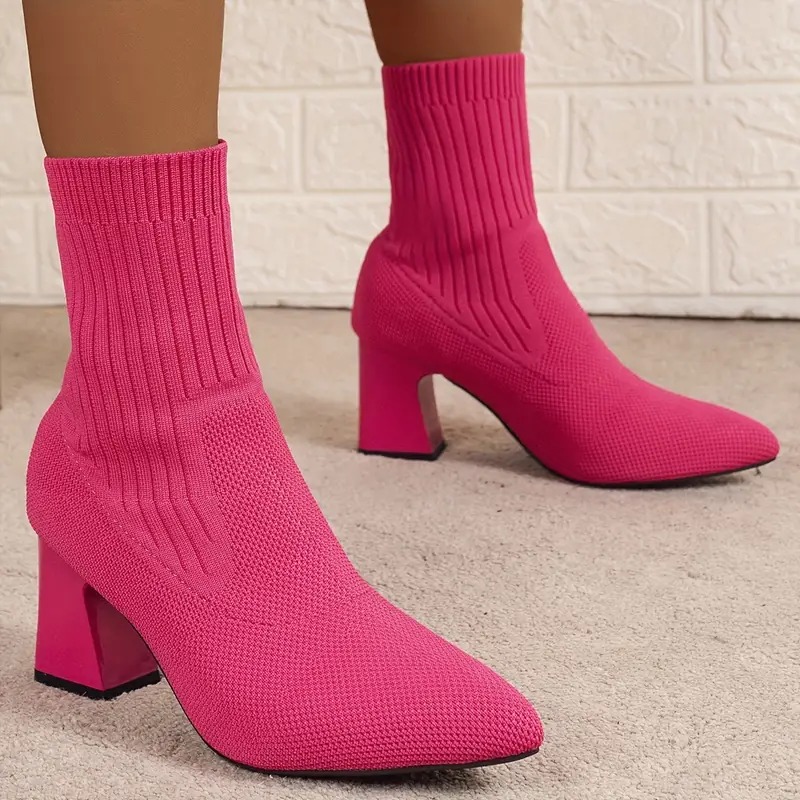 🔥2026 Spring Sale 80% OFF🌲--Women High Heel Chunky Chelsea Boots