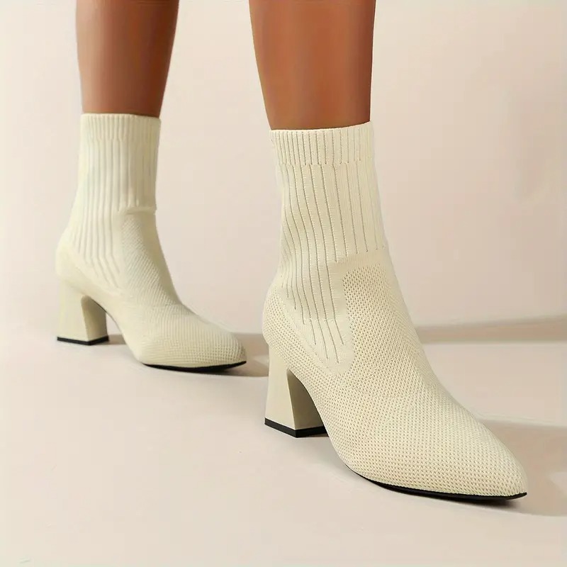 🔥2026 Spring Sale 80% OFF🌲--Women High Heel Chunky Chelsea Boots