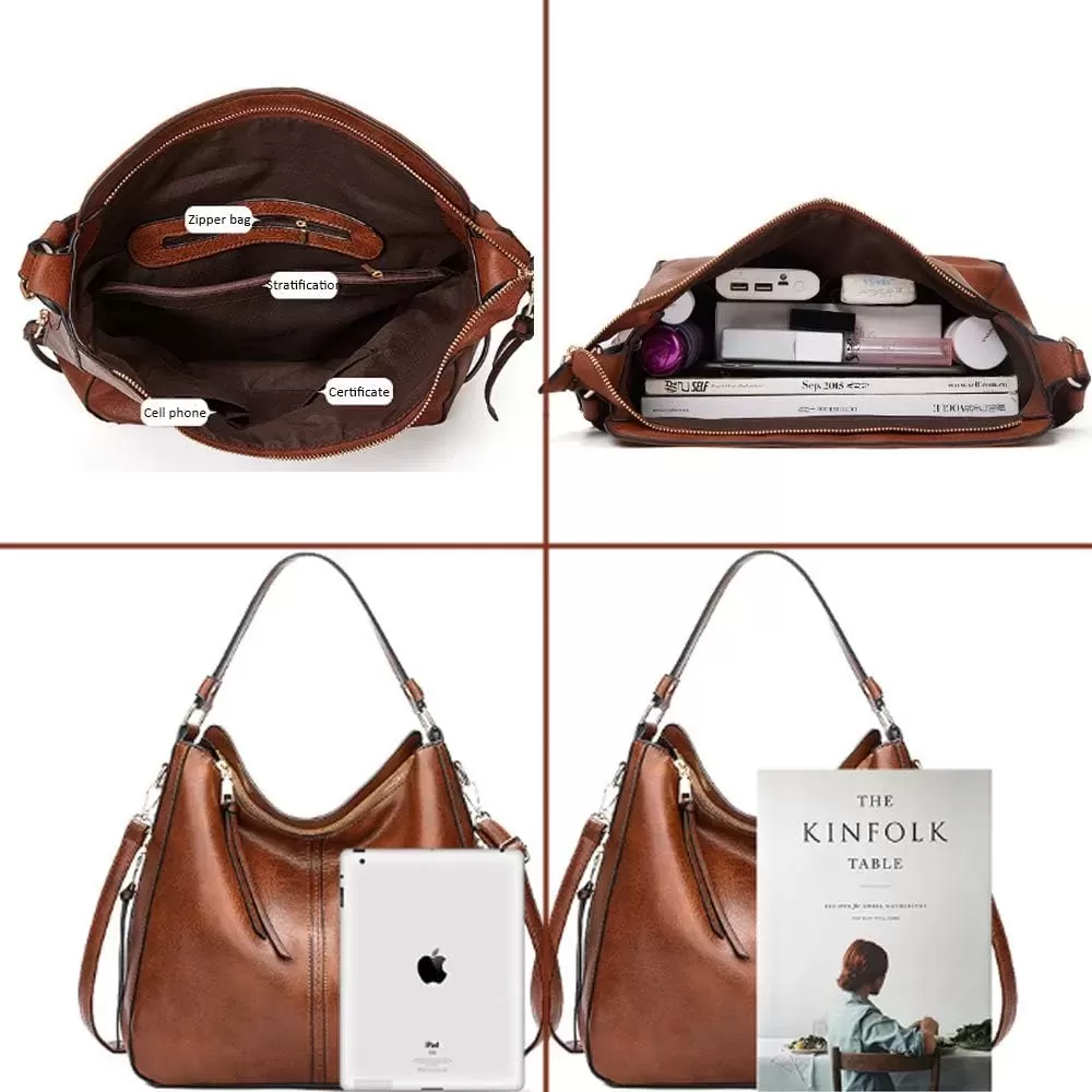 Large Leather Crossbody Bag