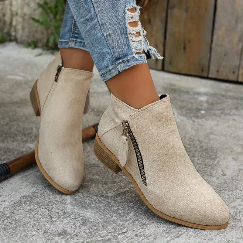 🔥💝Mother's Day Spring Sale 49% OFF--Vintage Style Fabric Ankle Boots👢