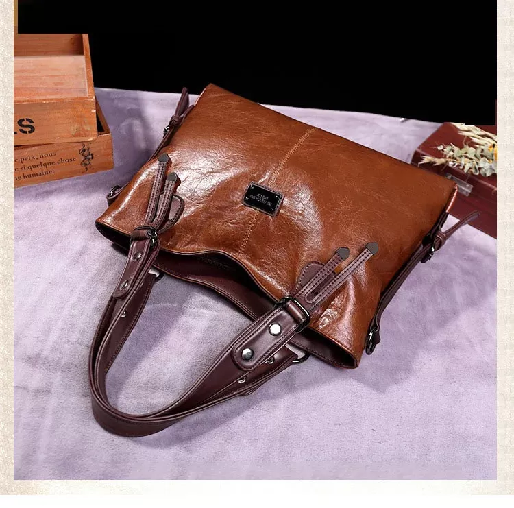 😍👜Clearance Sale🔥--Vintage Soft Leather Shoulder Bag