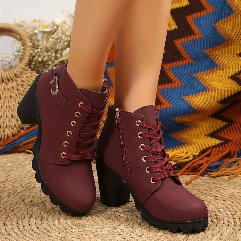 🌲LAST DAY 50% OFF--Women's Retro Chic Ankle Boots