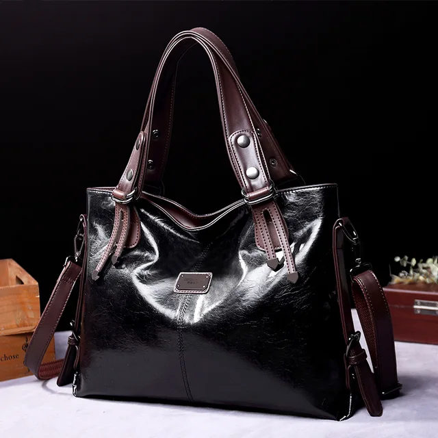Vintage Big Capacity Crossbody Hand Bag For Ladies