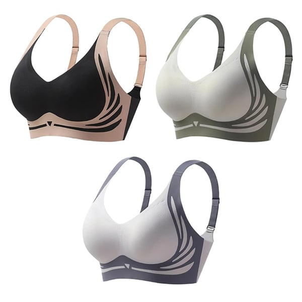 🔥Spring Sale 🎁Super gather bra | Wireless Push-up Bra👍No more sagging breasts