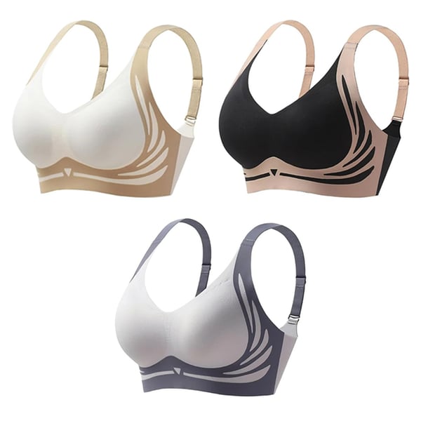 🔥Spring Sale 🎁Super gather bra | Wireless Push-up Bra👍No more sagging breasts