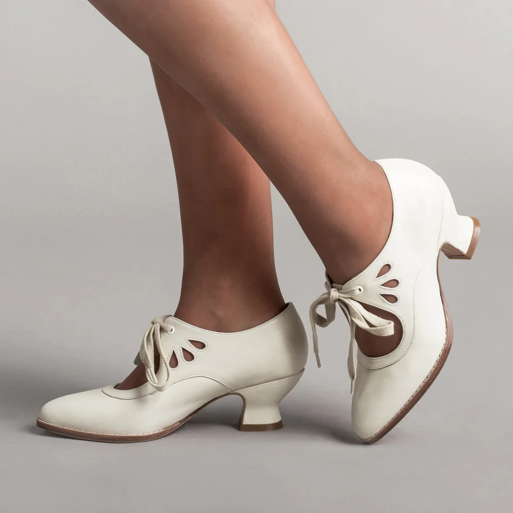 🔥Mom's Gift 🎁Buy 2 Get 2 Free✨ - 2025 New Women's  High Heel Leather  Shoe👠