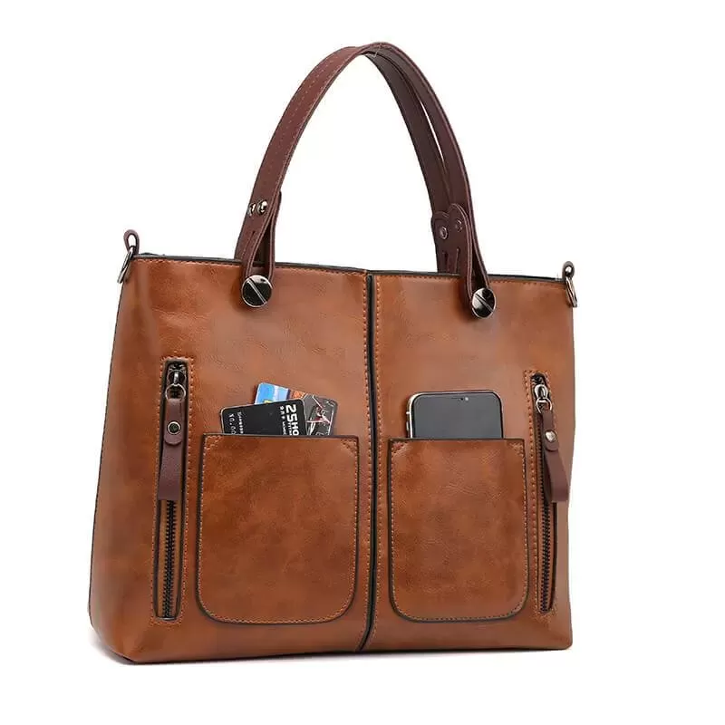 😍👜Mother's Day Clearance Sale🔥--Ladies vintage leather shoulder bag