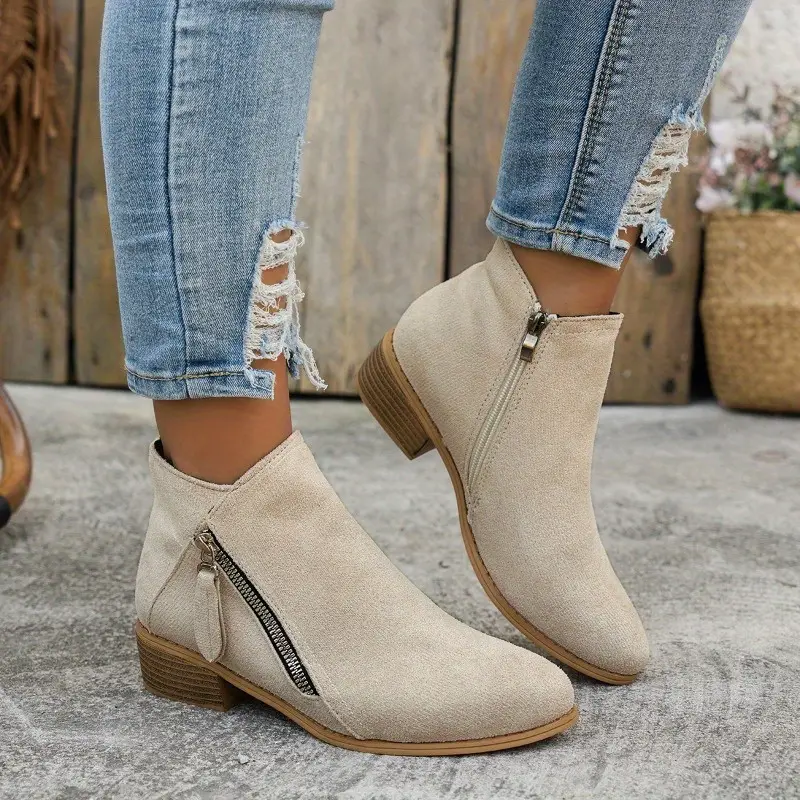 🔥💝Mother's Day Spring Sale 49% OFF--Vintage Style Fabric Ankle Boots👢
