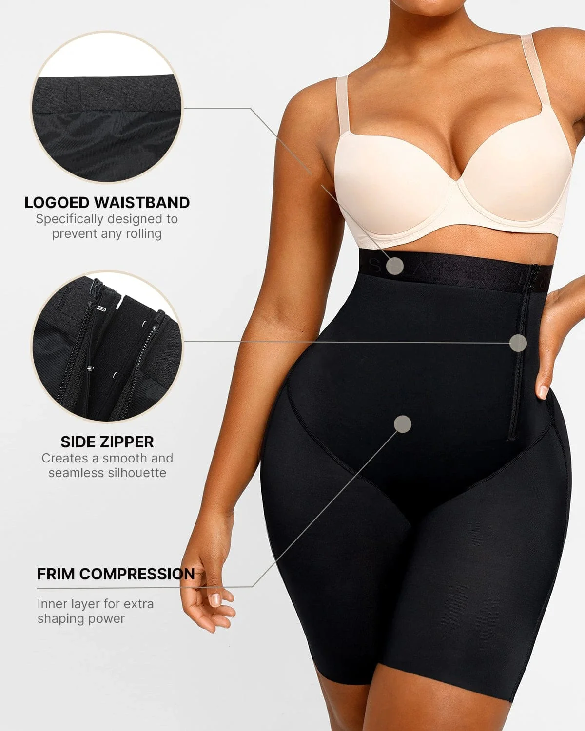 Butt-Lifting High Waist Shorts