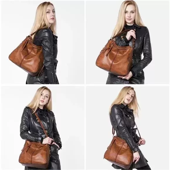 Large Leather Crossbody Bag