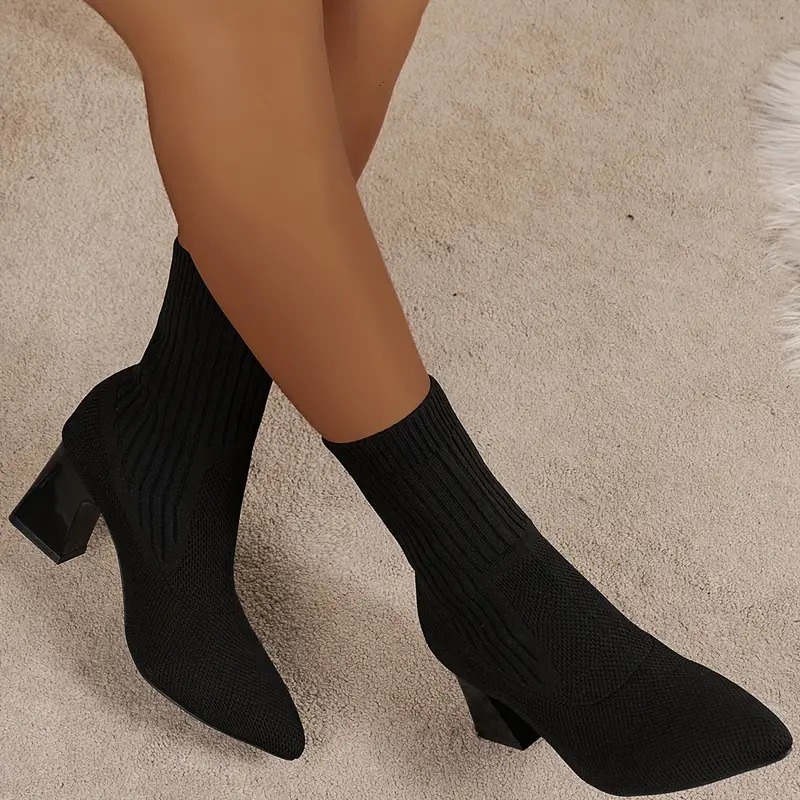 🔥2026 Spring Sale 80% OFF🌲--Women High Heel Chunky Chelsea Boots