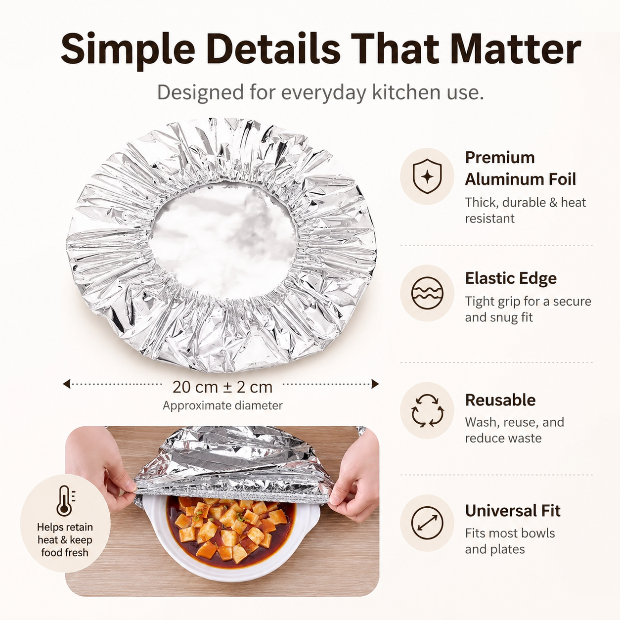How to use reusable thermal insulated dish cover
