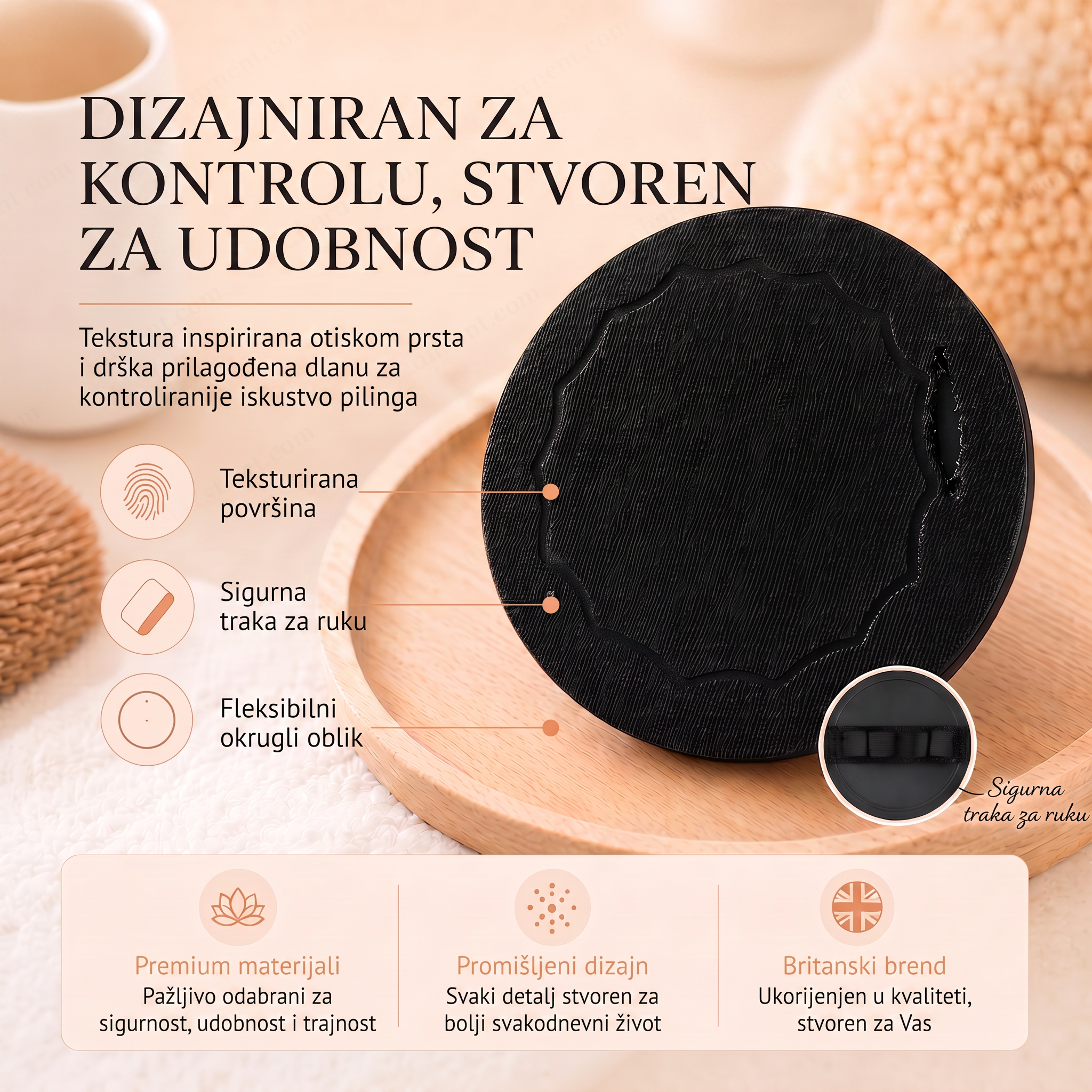 🔥🔥🚿 Piling za tijelo za dubinsko čišćenje i piling – nježno uklanja mrtvu kožu i djeluje poput spa spužve 🧖‍♀️