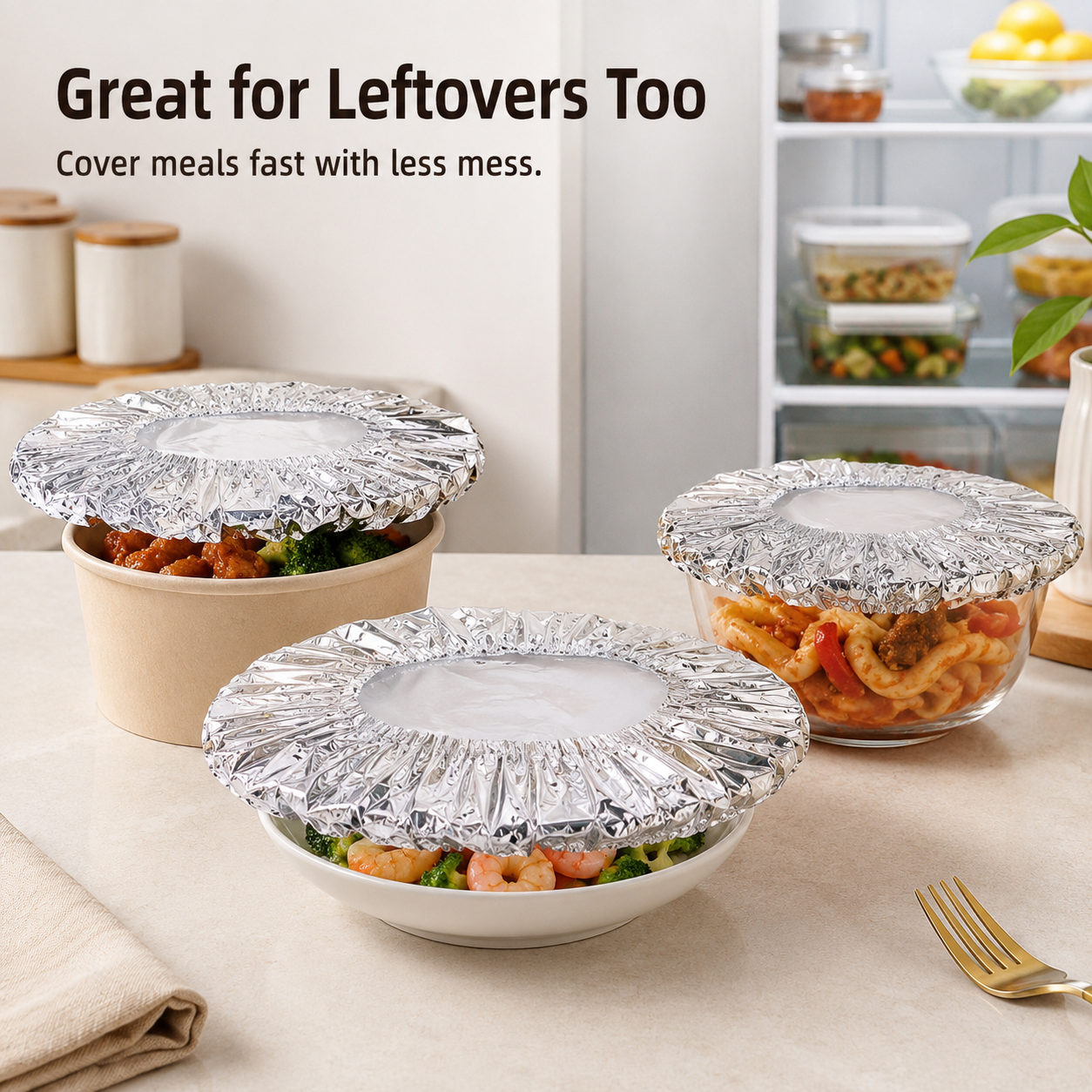 Reusable insulated dish cover for daily meals and leftovers