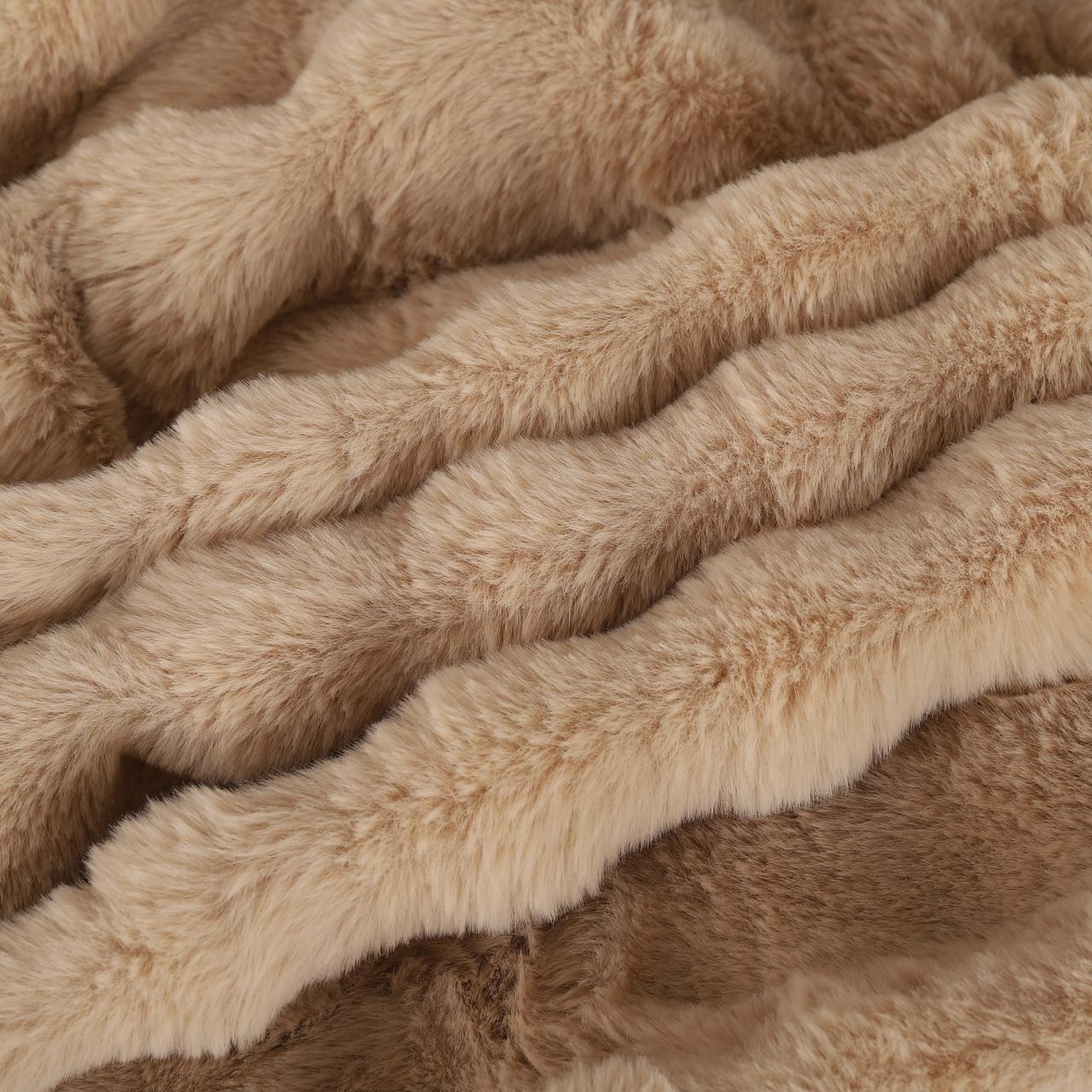 Snoarm N20 Electric Blanket - Luxury Faux Fur, 25-55°C Smart Heat, Machine Washable