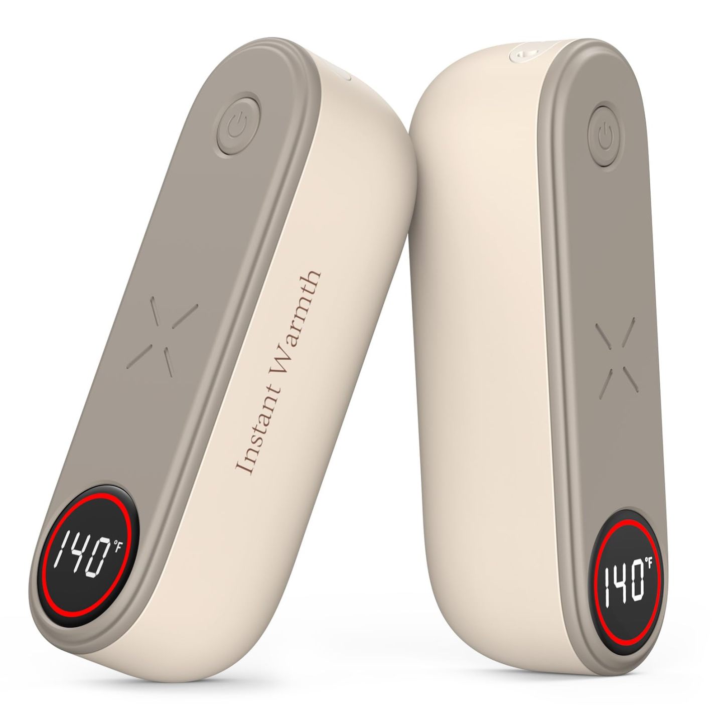 Snoarm NS4 Rechargeable Hand Warmers, Magnetic 2 Pack with Temperature Display and 3 Heat Settings