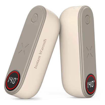 Snoarm NS4 Rechargeable Hand Warmers, Magnetic 2 Pack with Temperature Display and 3 Heat Settings