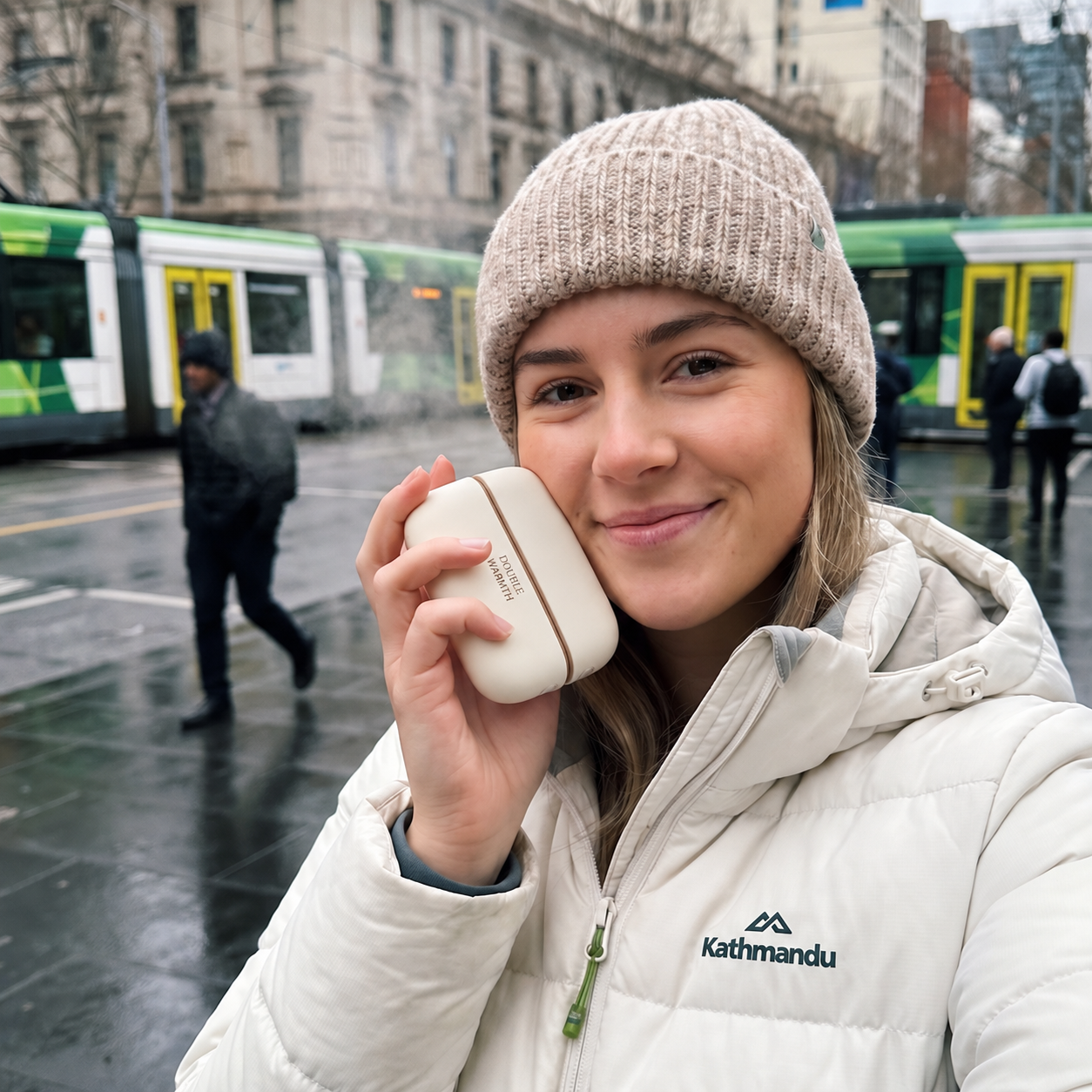 Snoarm NS4 hand warmers prepared for an outdoor winter adventure