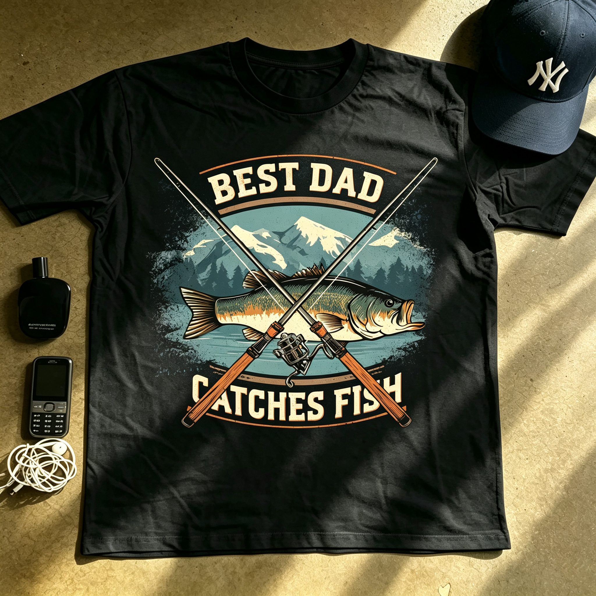PShirt Best Dad Catches Fish 01 T-Shirt