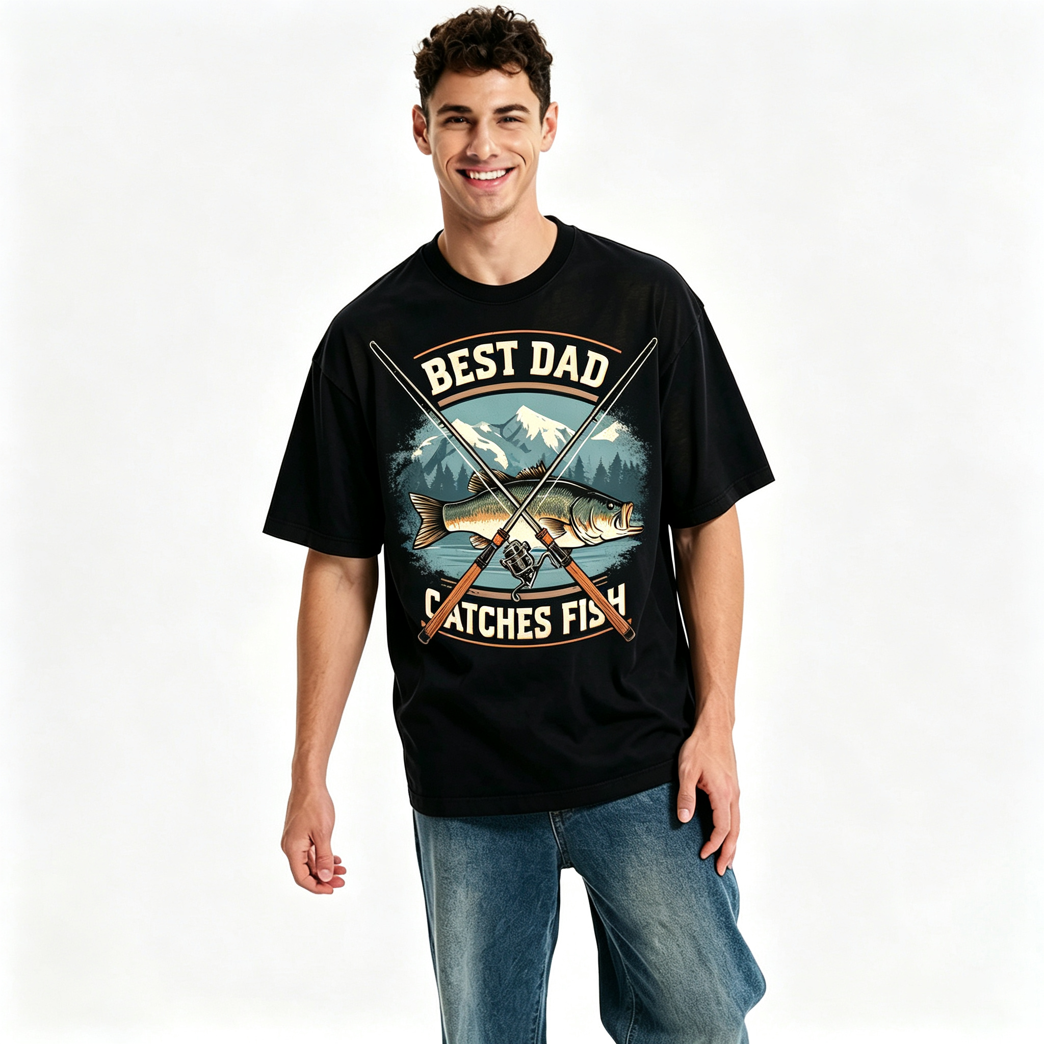 PShirt Best Dad Catches Fish 01 T-Shirt